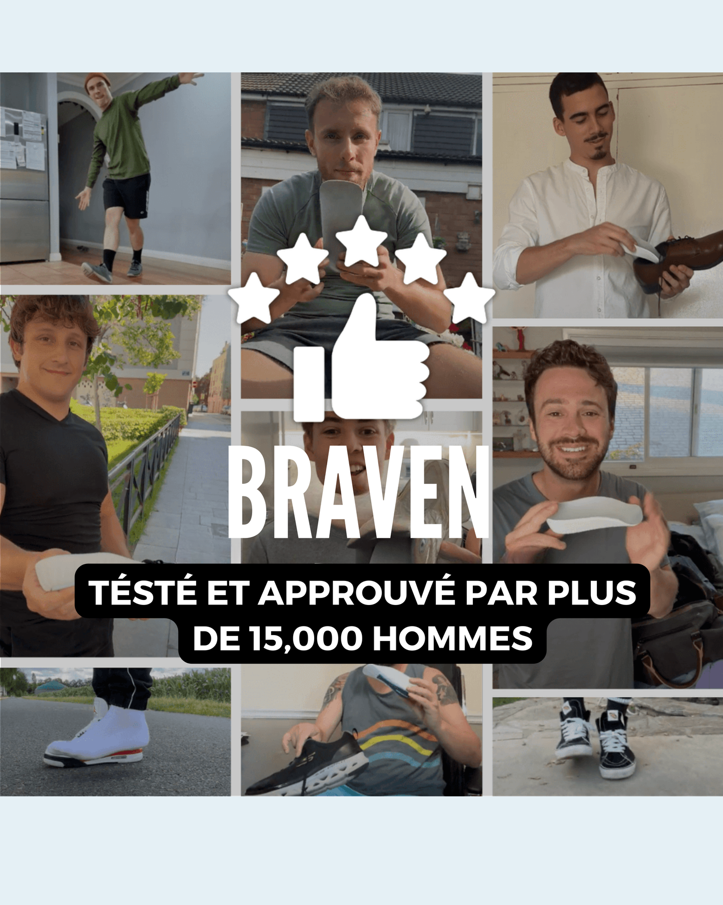 Semelles Réhaussantes Braven Lift™