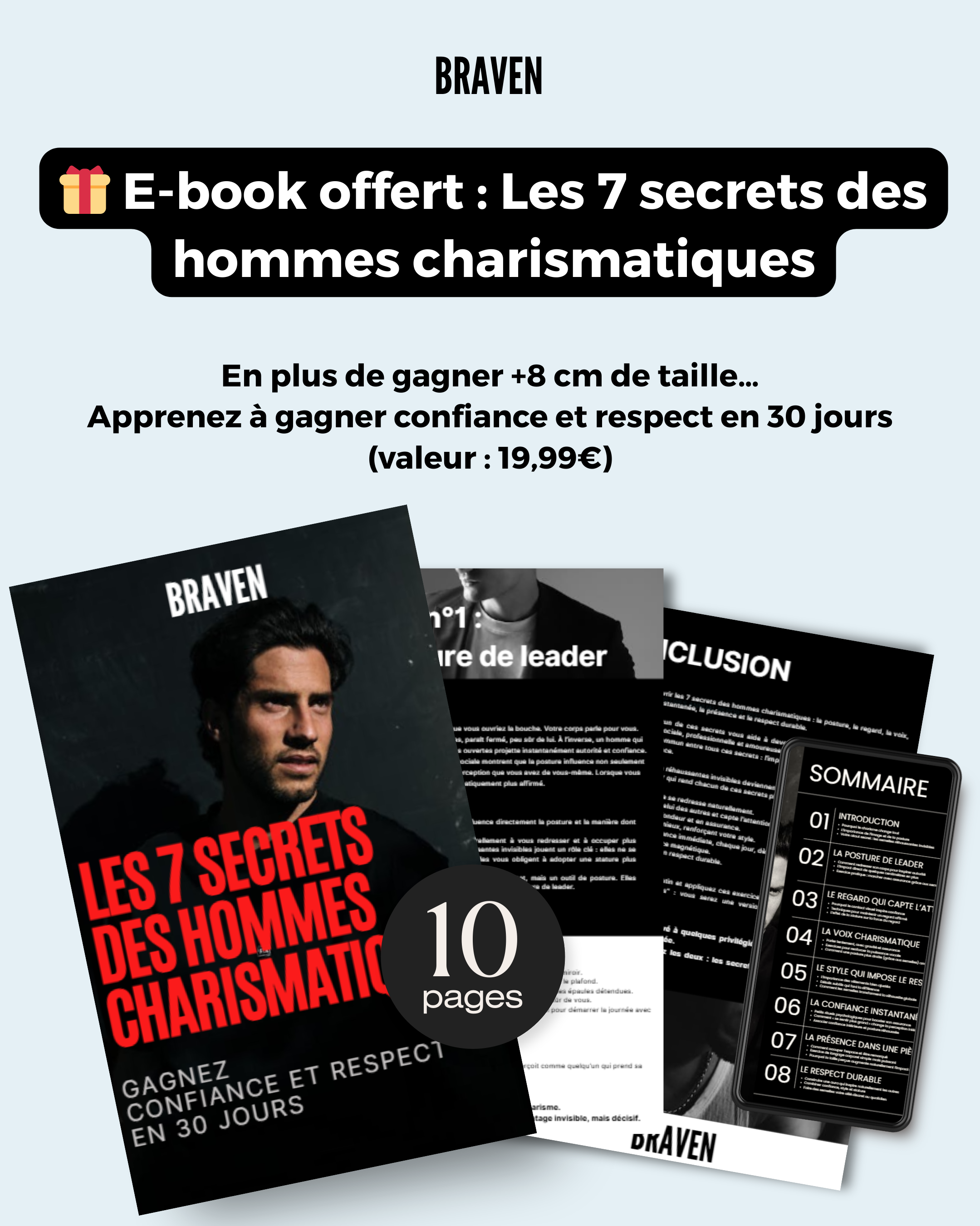 E-book - Les 7 secrets des hommes charismatiques