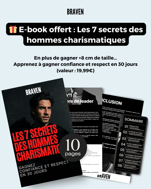 E-book OFFERT - Les 7 secrets des hommes charismatiques